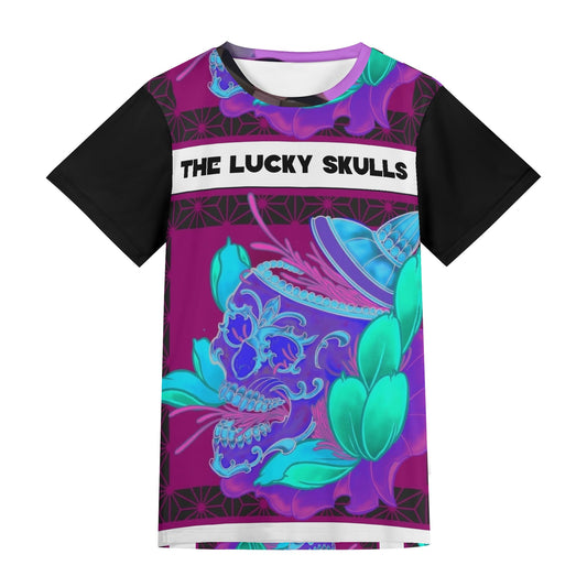 Lucky Skulls 1 Unisex All-Over Print Short Sleeve Tshirt