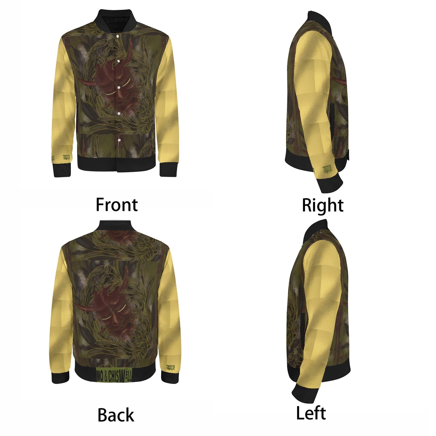 Mo & chiswell Green lucid Bomber Jacket