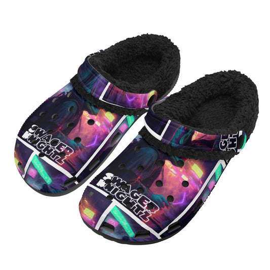 Swager Knightz Fur Lined Garden Slippers