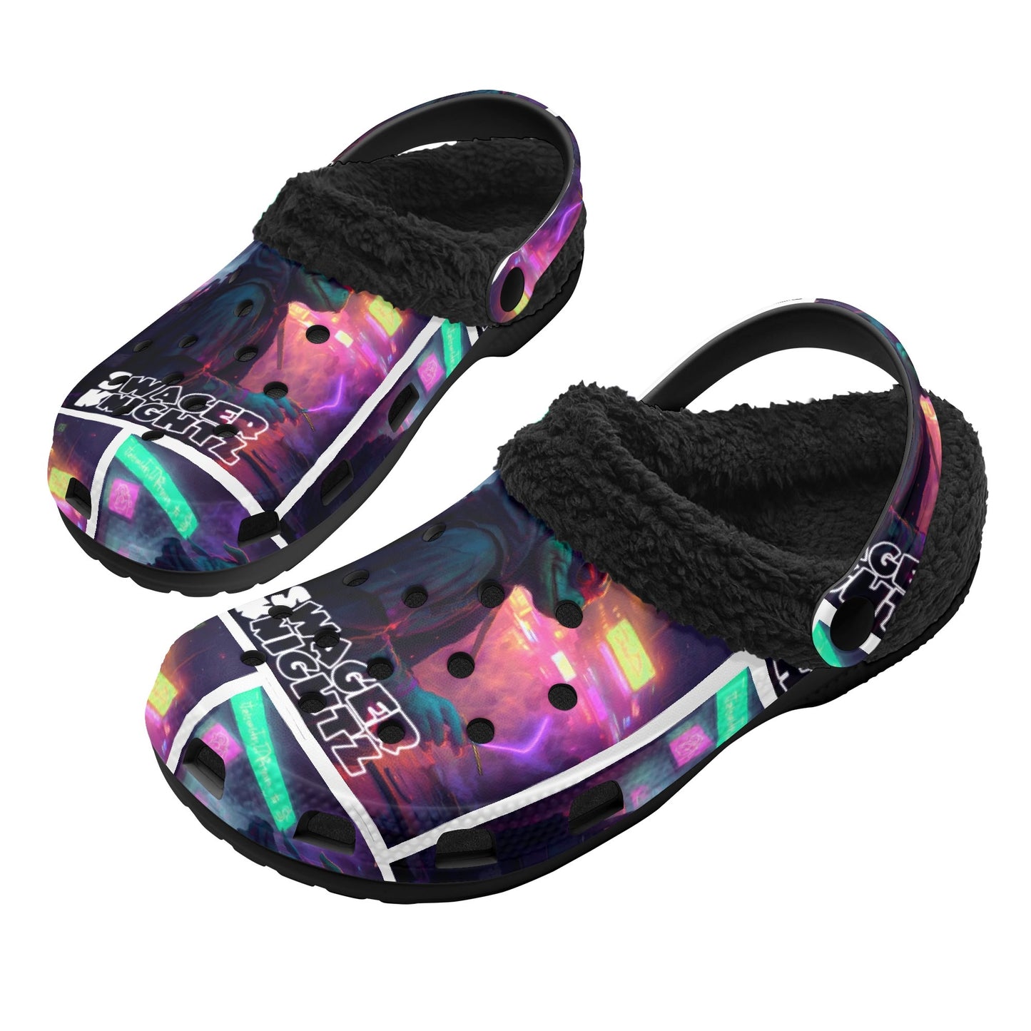 Swager Knightz Fur Lined Garden Slippers