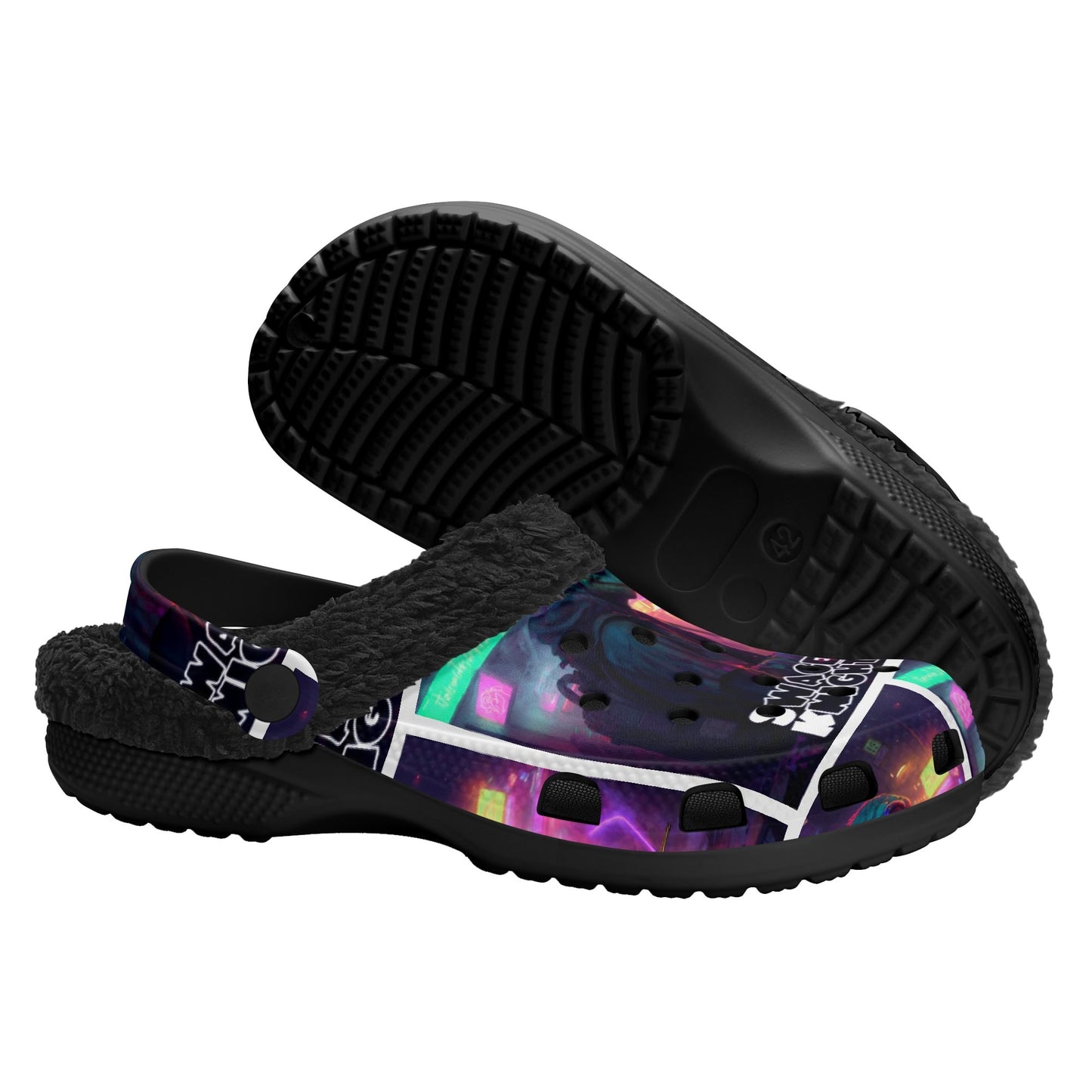 Swager Knightz Fur Lined Garden Slippers