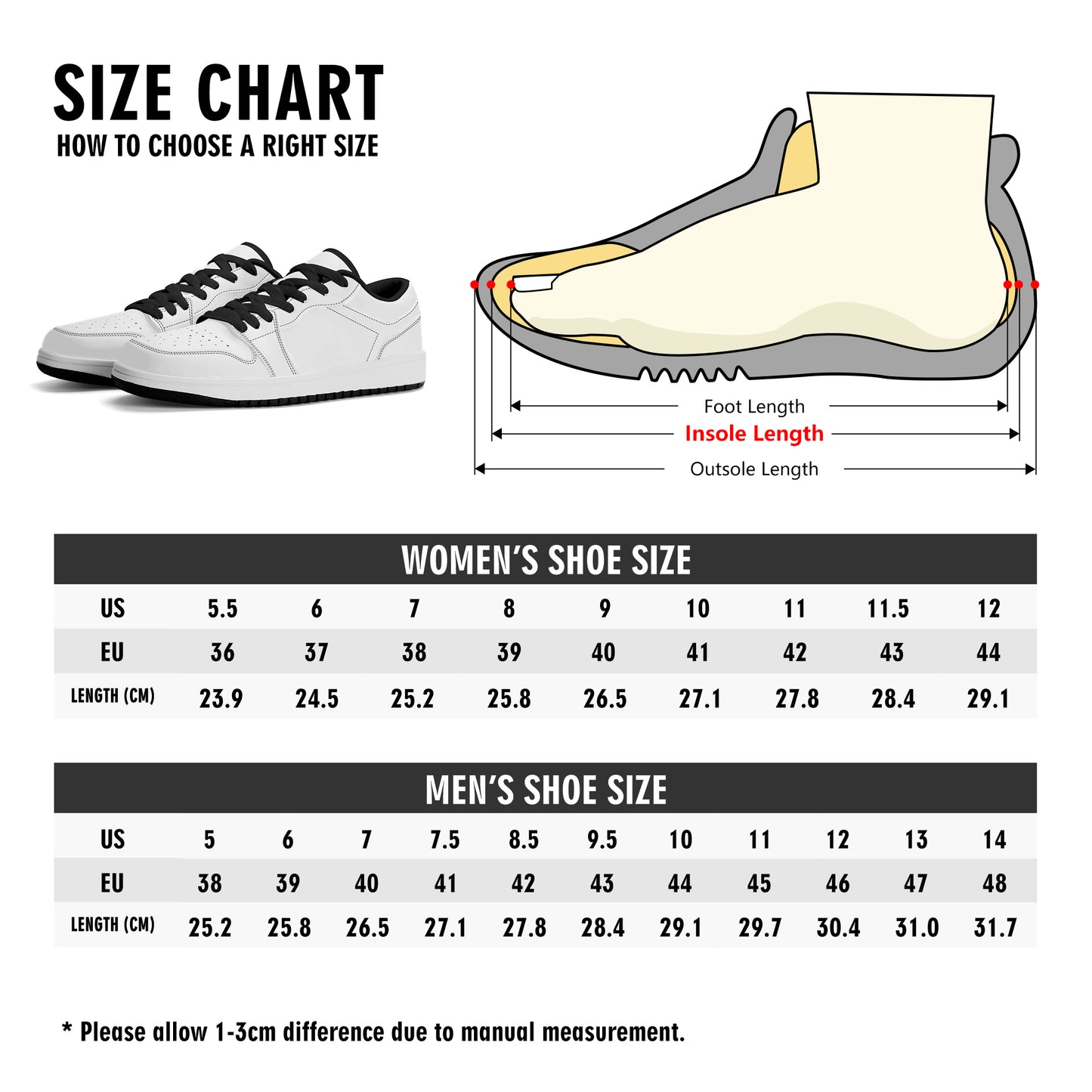 Ep3 Premium PU Leather Low Top Sneakers-V2