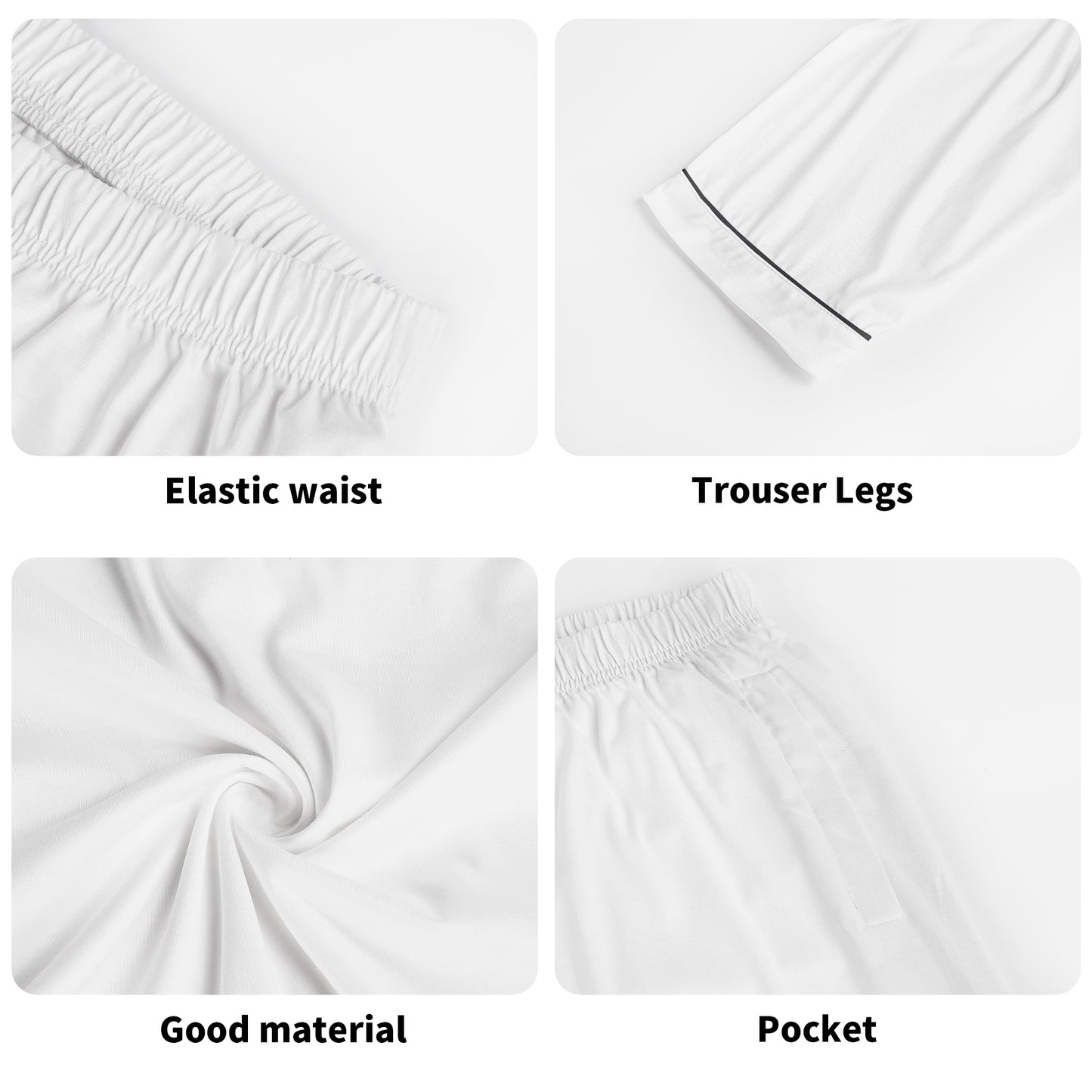 "Saturday, Cedric" Unisex Long Sleeve Adult Nightwear Pajama Set