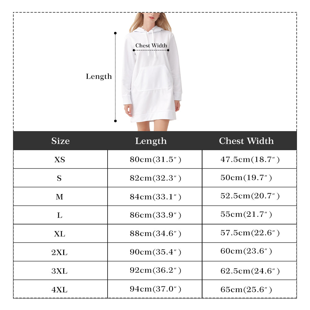 2 heads Womens Hoodie Dress