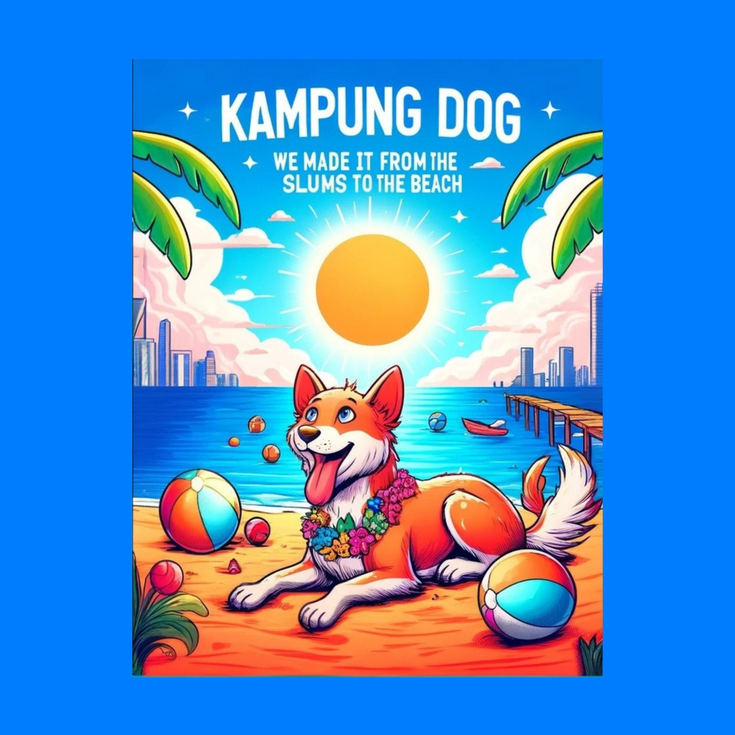 Kampung Dog coloring Book Volume.1 (E-Book)