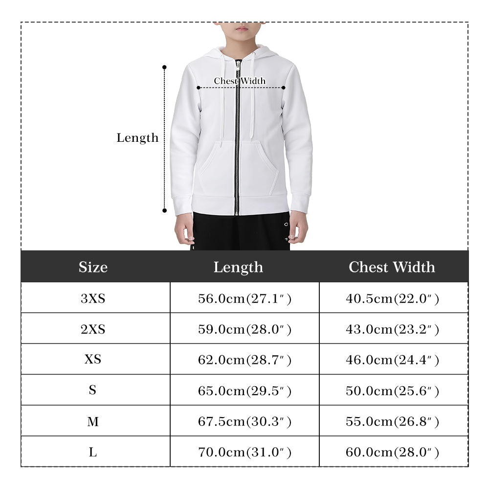 "KD Breeze" Children ALL Over Print Zip Hoodie