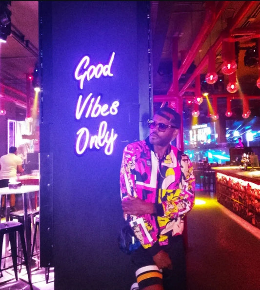 Mens All Over Print Zip Bomber Jacket
