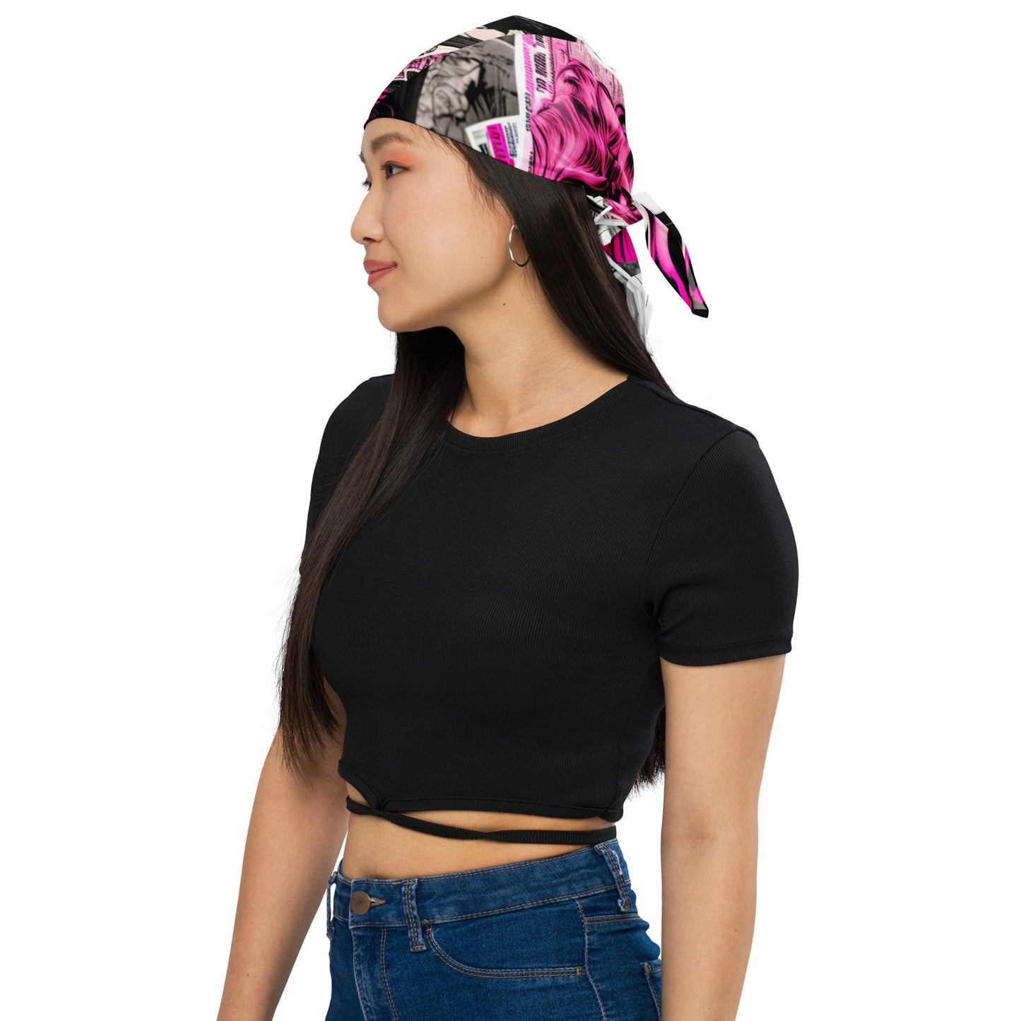 Sk Comic Purple All-over print bandana