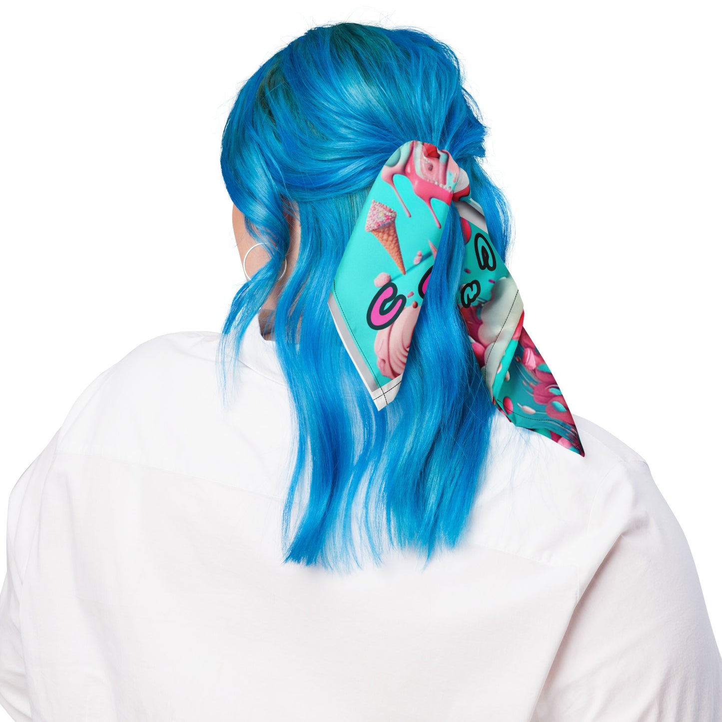 Ice Cream Candy Rain All-over print bandana