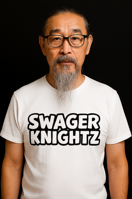 Sk White & Blk Mens All Over Print Classic T-Shirt