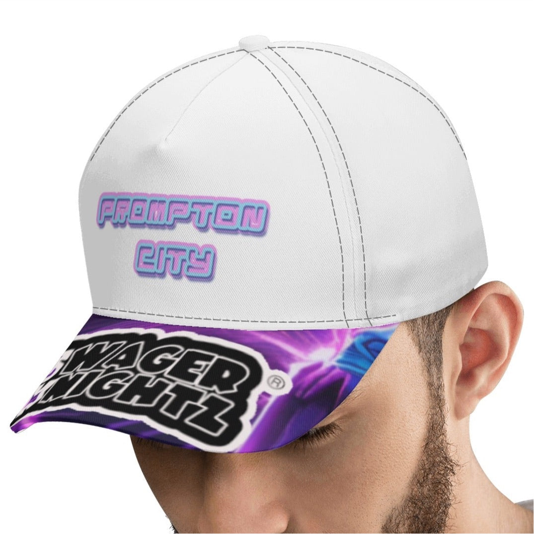 Prompton City-All Over Printing Baseball Caps