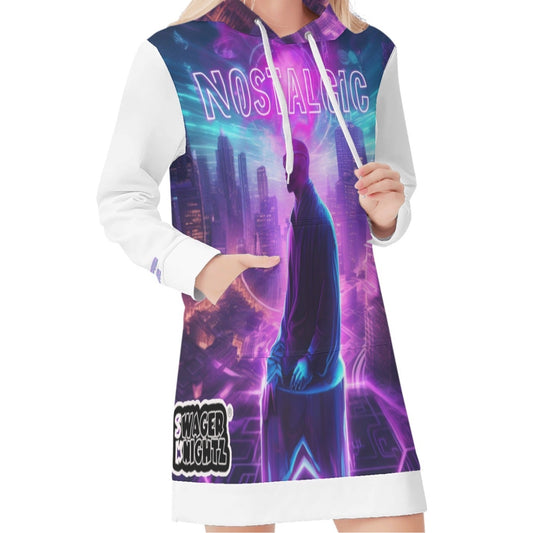 Swager Knightz-Nostalgic Women's Hoodie Dress