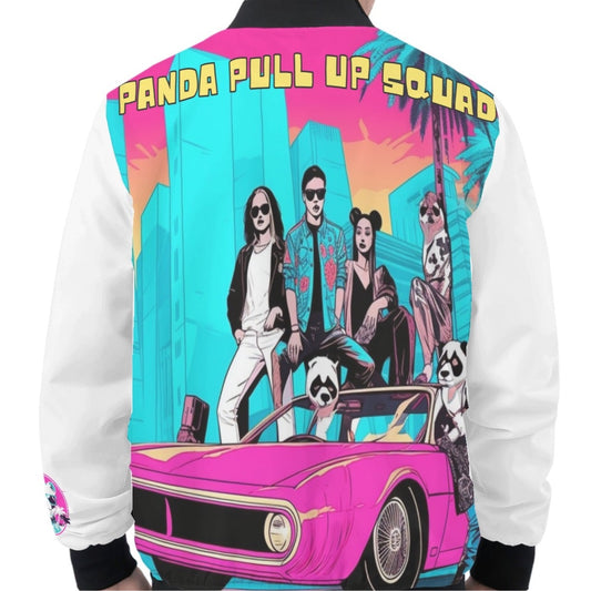 Panda Pull Up Squad Men's Bomber Jacket