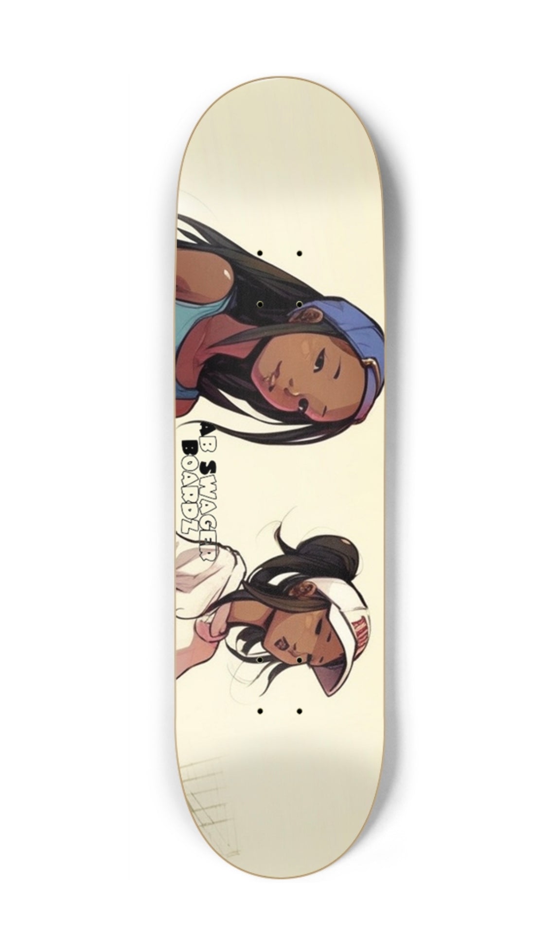 Ab Swager Board-Pretty Chicks Custom Skateboard