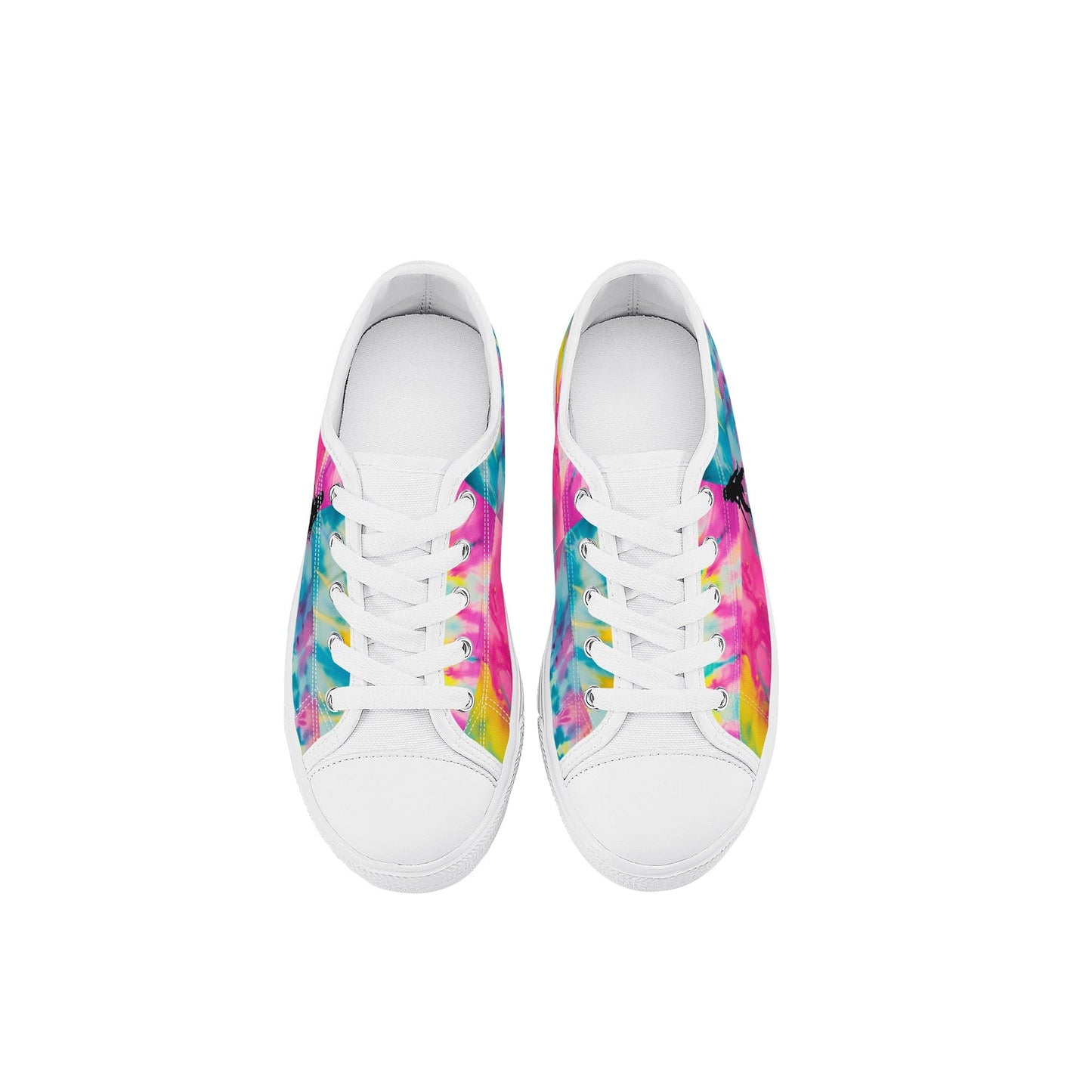 SWager Knightz-Tie Dye Kid's Low Top Canvas Shoes