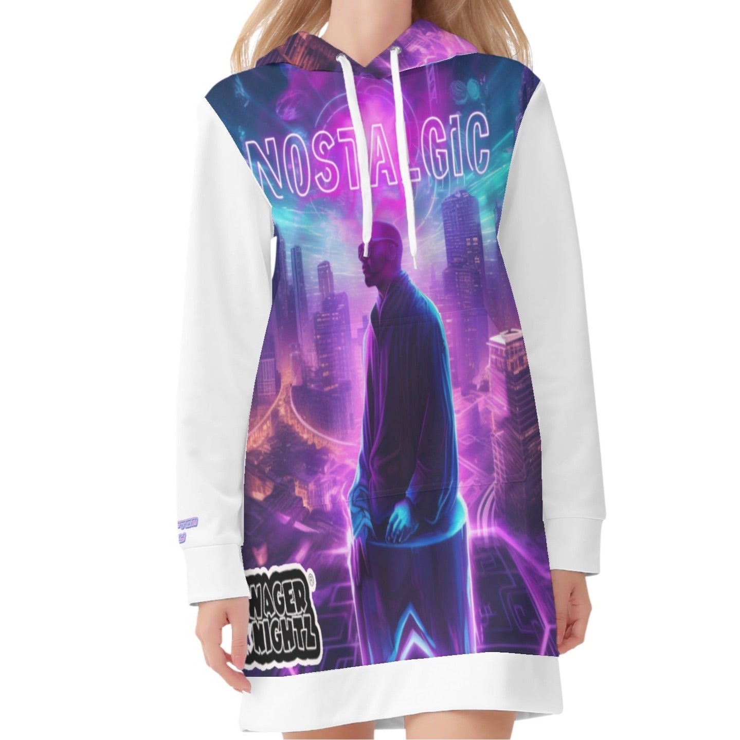 Swager Knightz-Nostalgic Women's Hoodie Dress