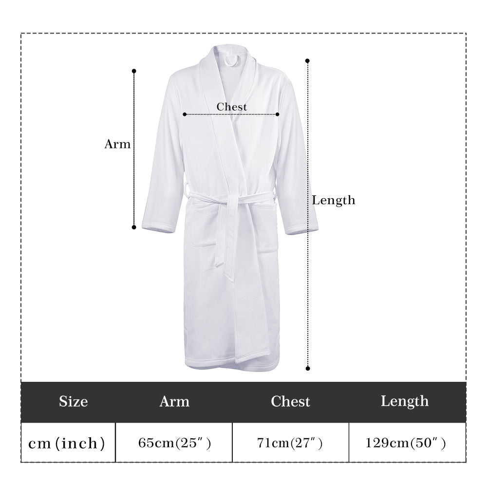 "KD The Surf Dog" All Over Print Bathrobe