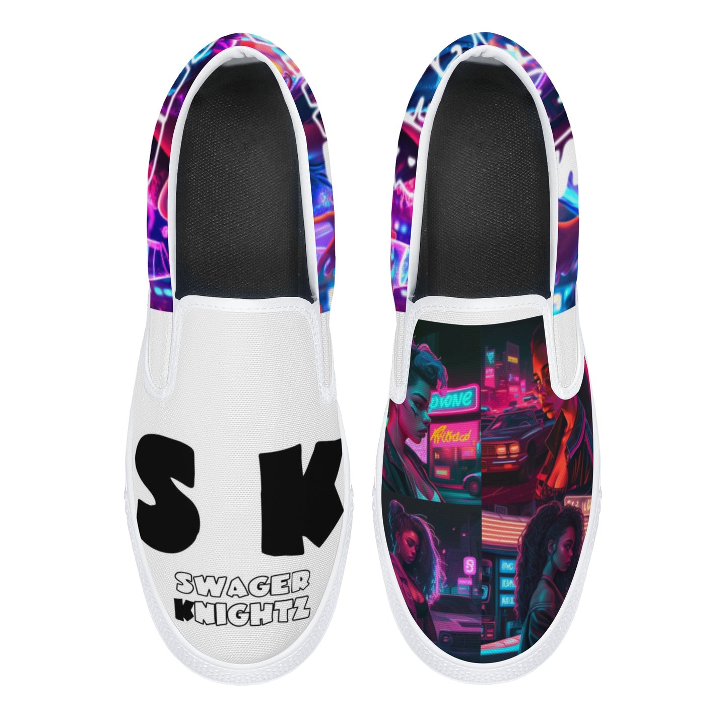 Sk "Bruce Lee Slipper kicks" Slip On Shoes