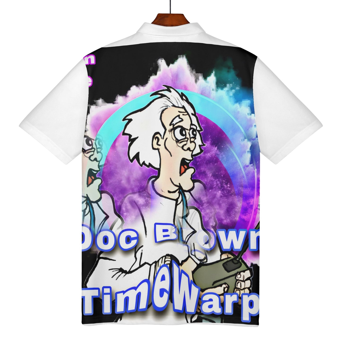 Doc Brown Women's All Over Print Polo Shirt