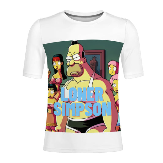 Loner Simpson All Over Print T-shirts