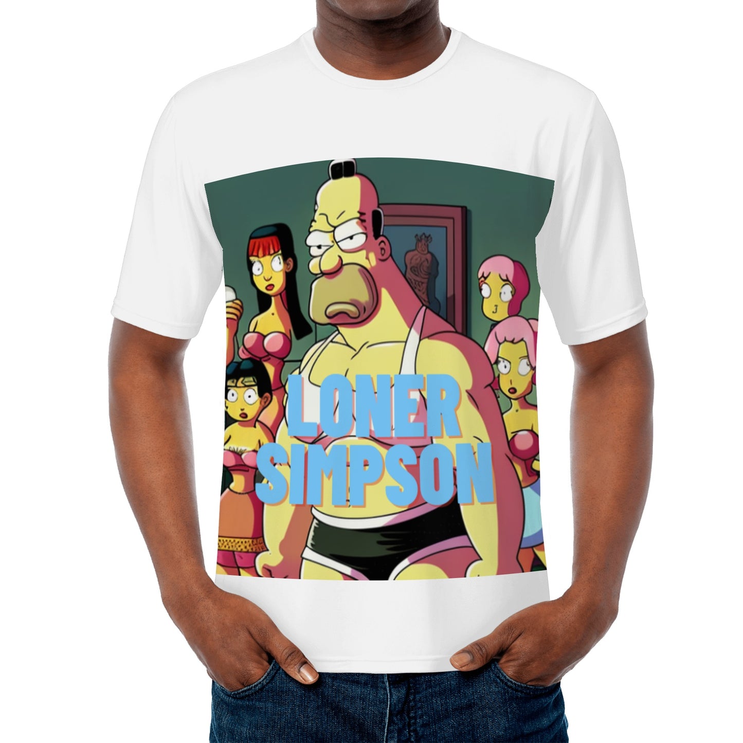 Loner Simpson All Over Print T-shirts