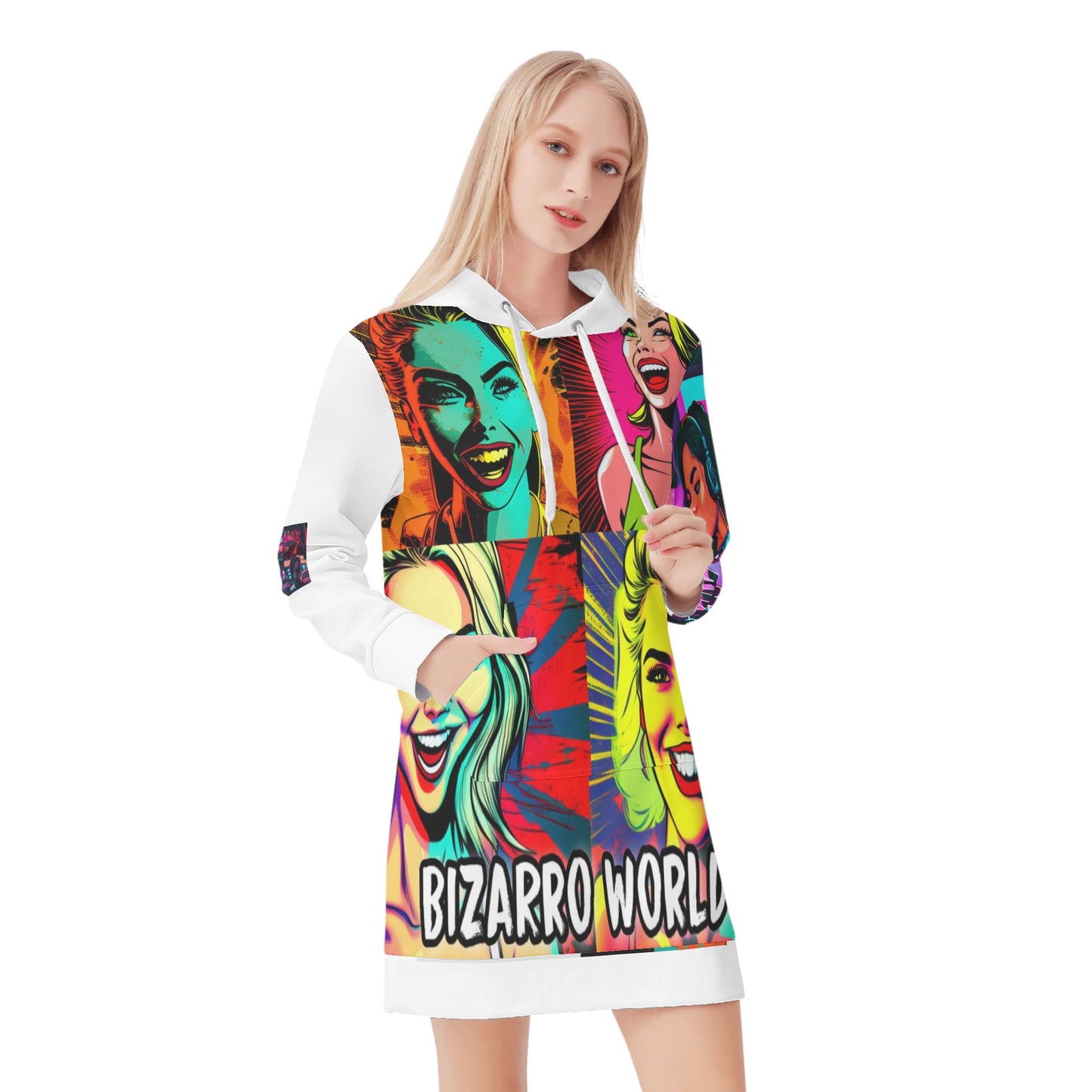 Bizzaro World Women's Hoodie Dress