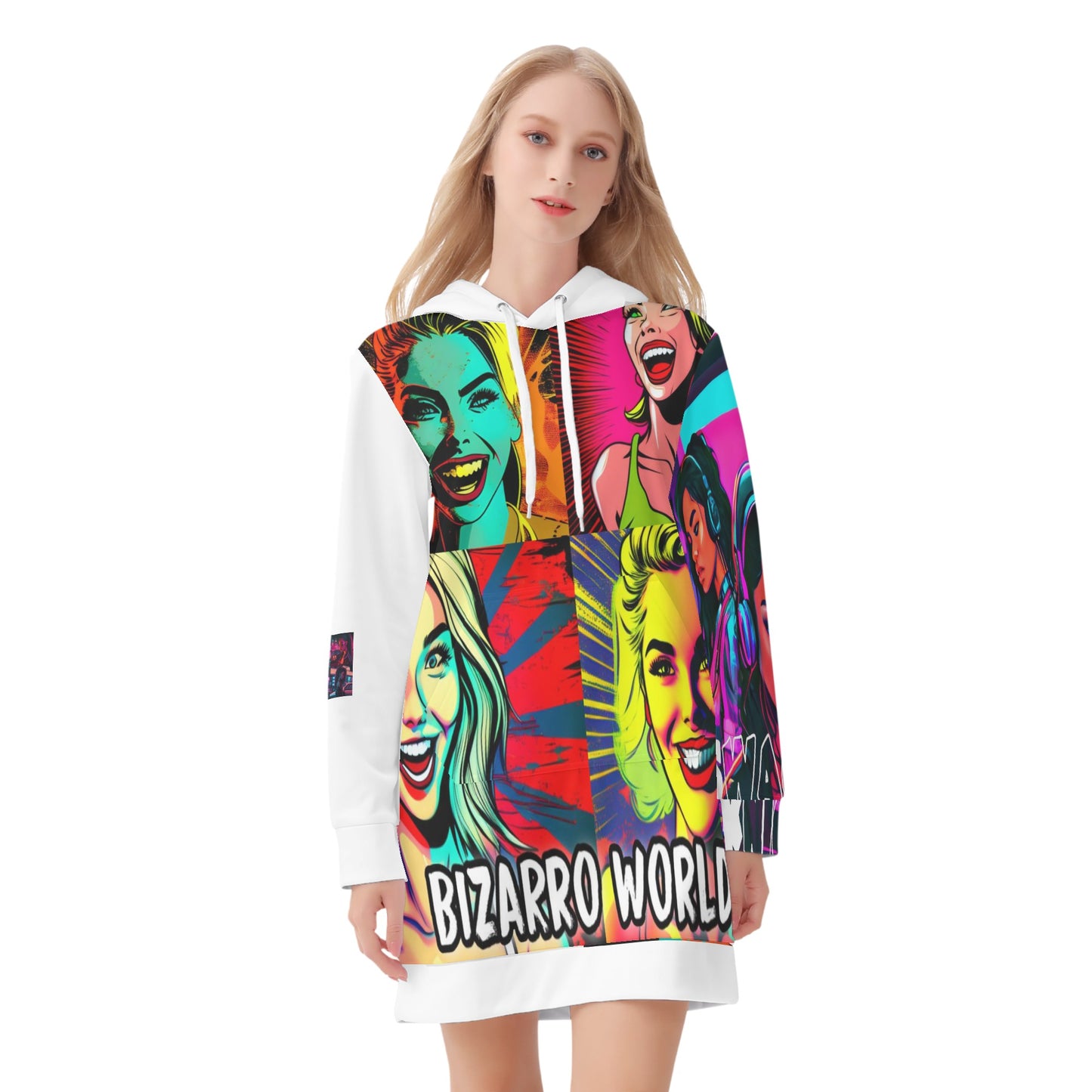 Bizzaro World Women's Hoodie Dress