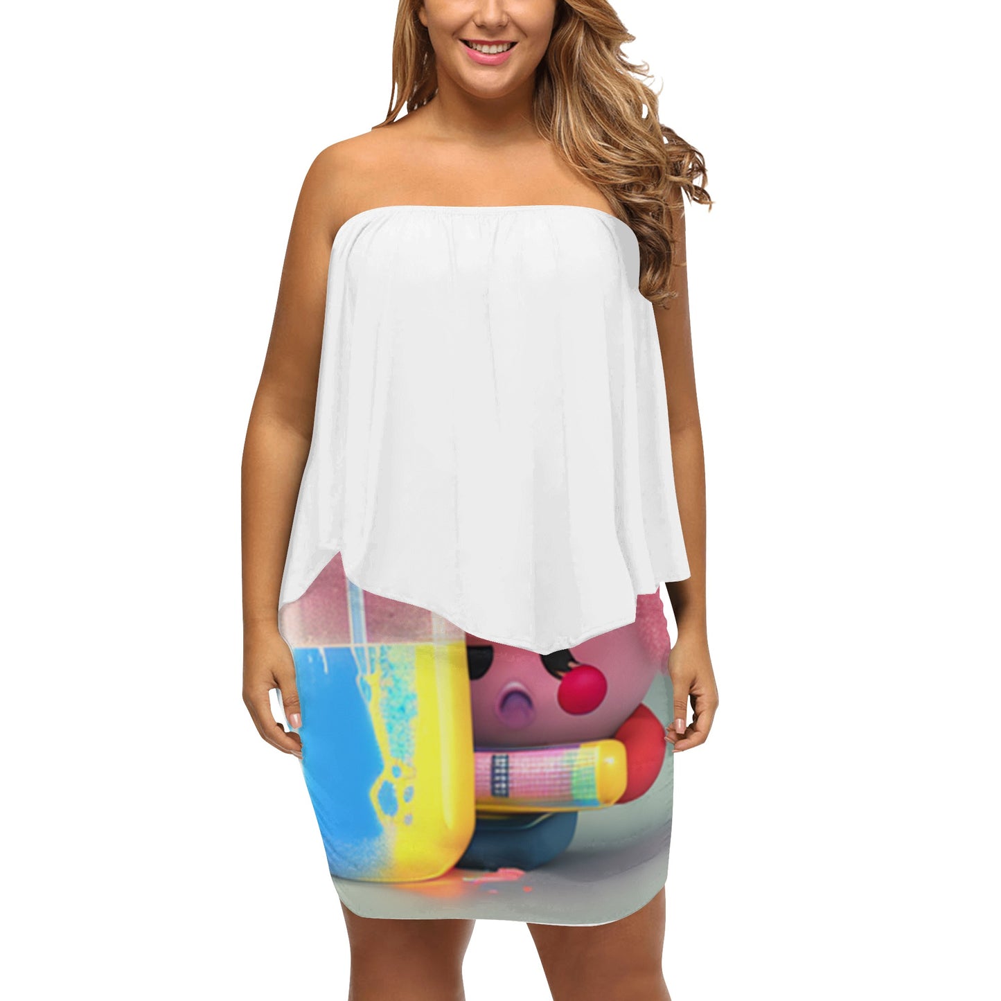 "Kerb" Women's Off-the-shoulder Tube Dress