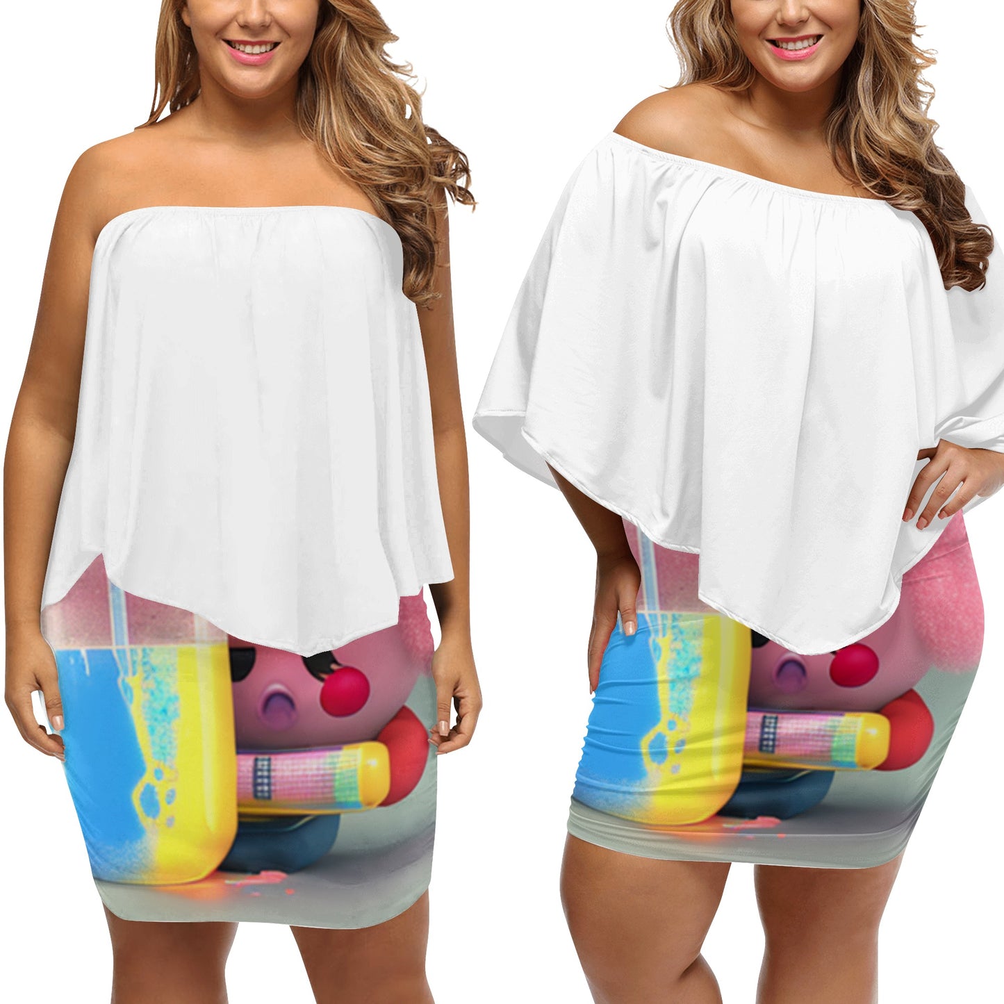 "Kerb" Women's Off-the-shoulder Tube Dress