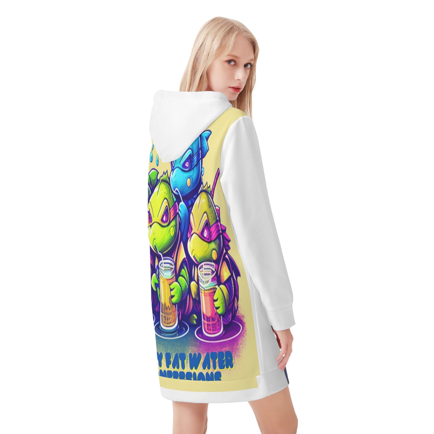 BFW Baby Turtles Women's Hoodie Dress