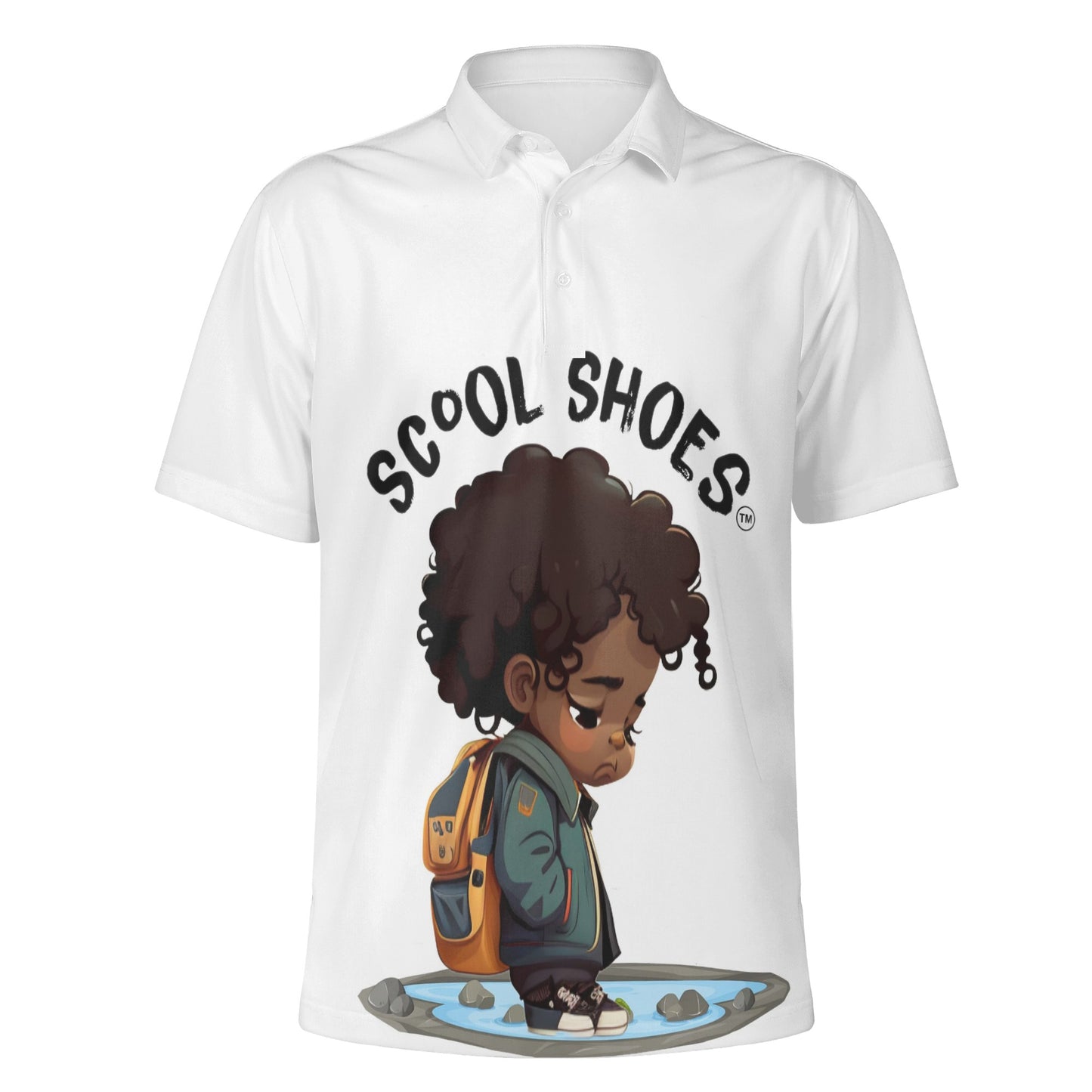 Scool Shoes Men's All Over Print Polo Shirt