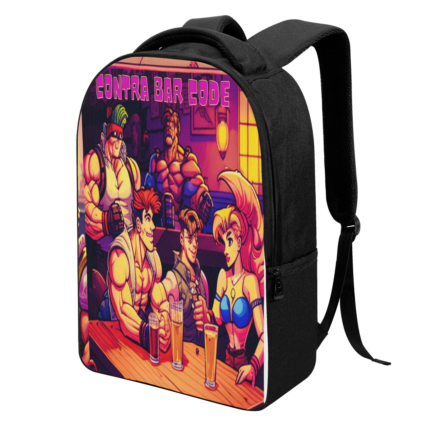 Contra bar code Laptop Backpack