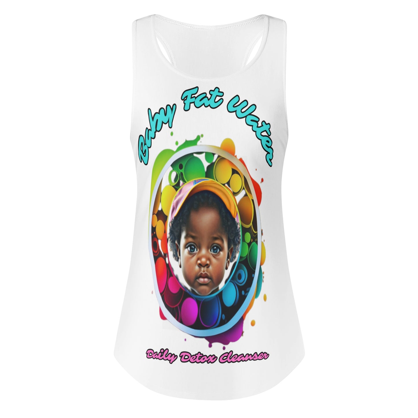 Baby Fat water Spring Women's All Over Print Vest