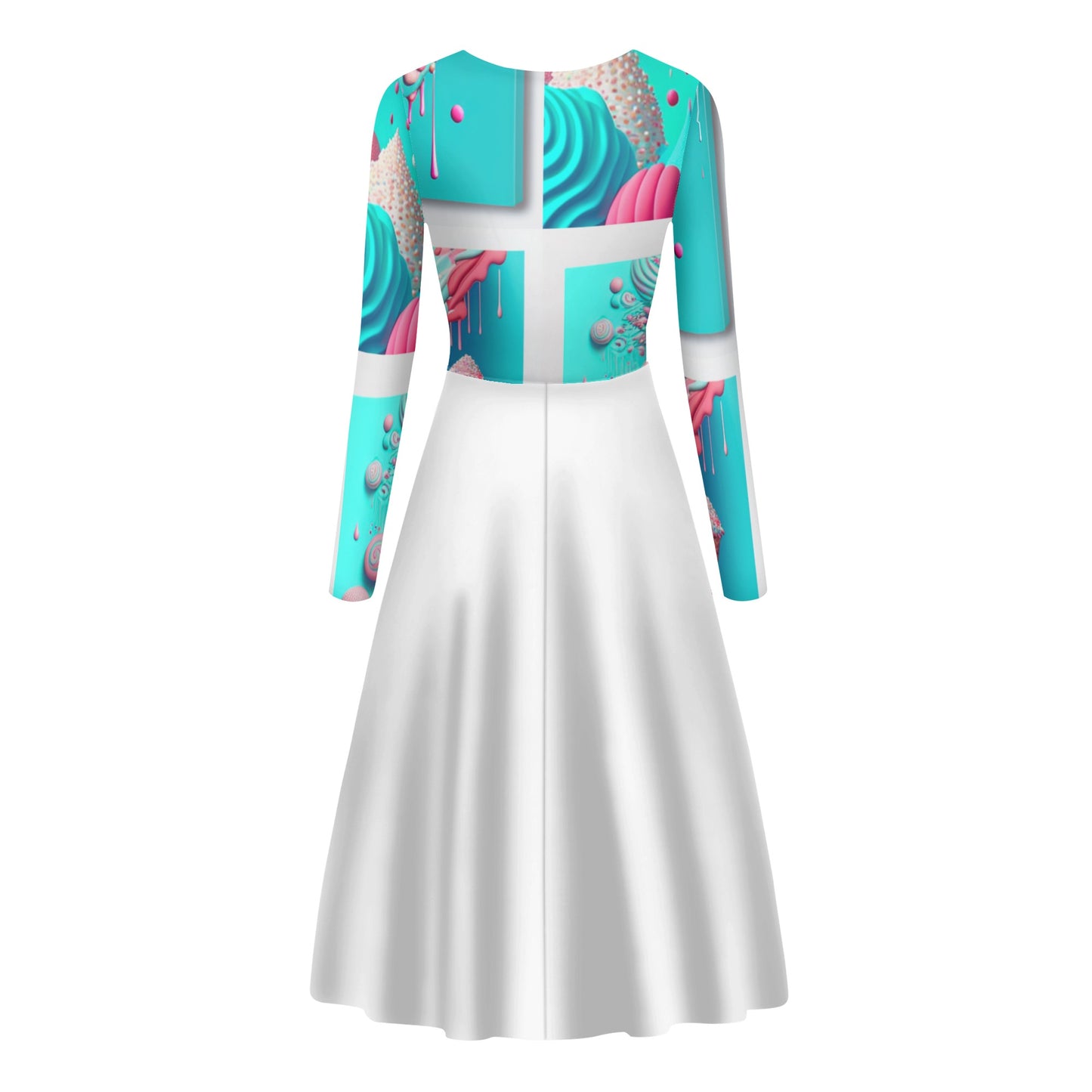 'Ice Cream Candy Rain' Sleeve Dance Dress