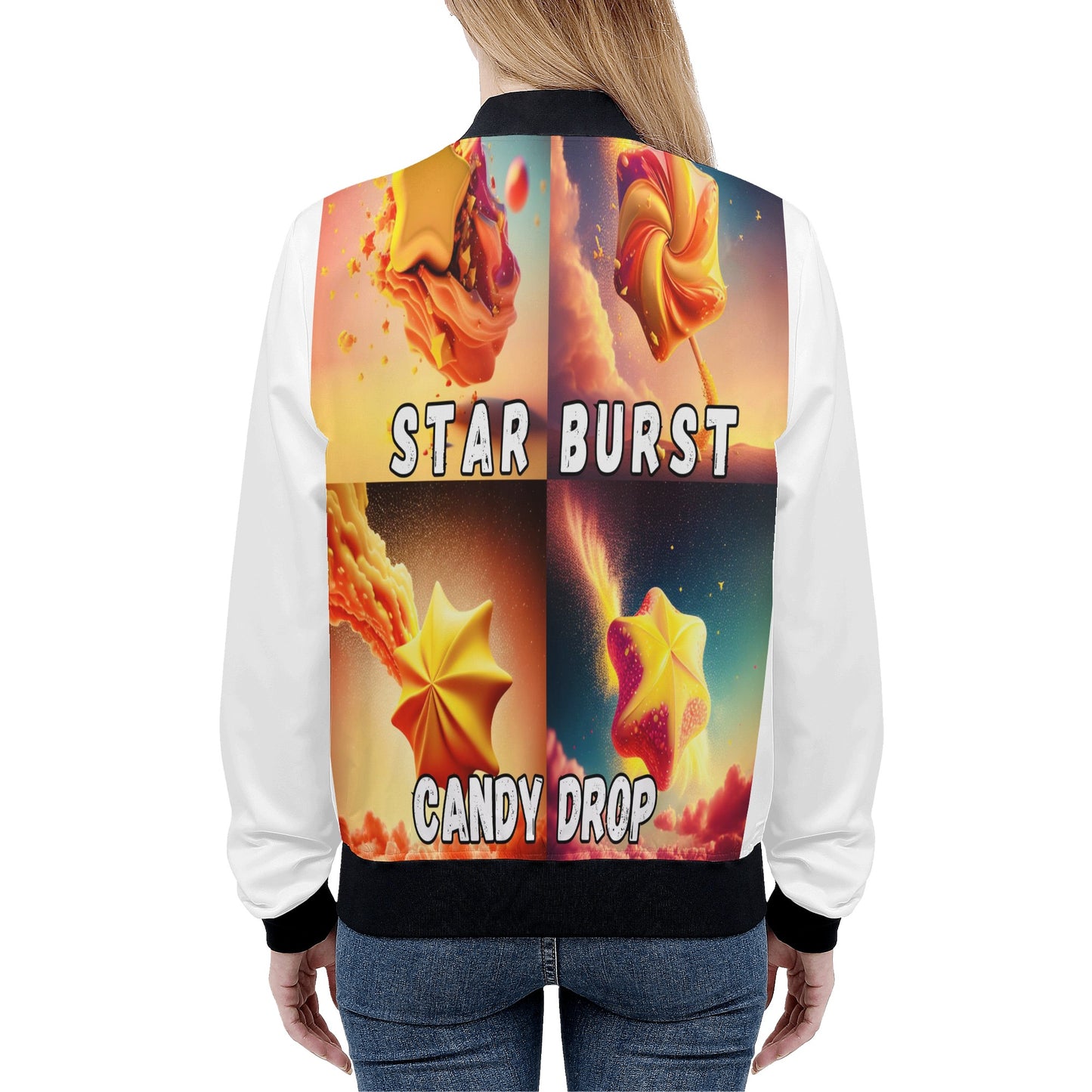 Star Burst Women's Bomber Jacket