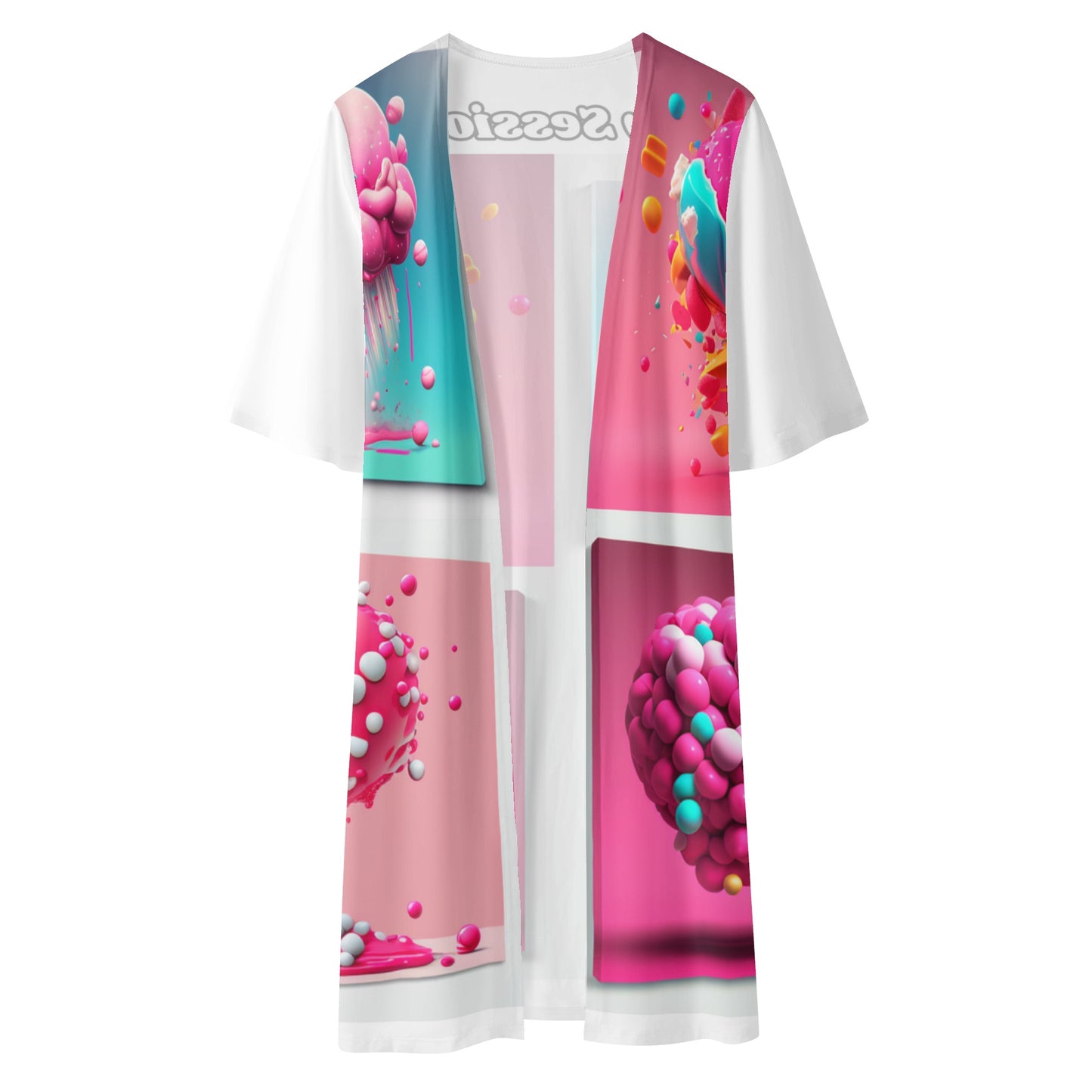 'Slay Sessions' Women's Half Sleeve Kimono Cardigan