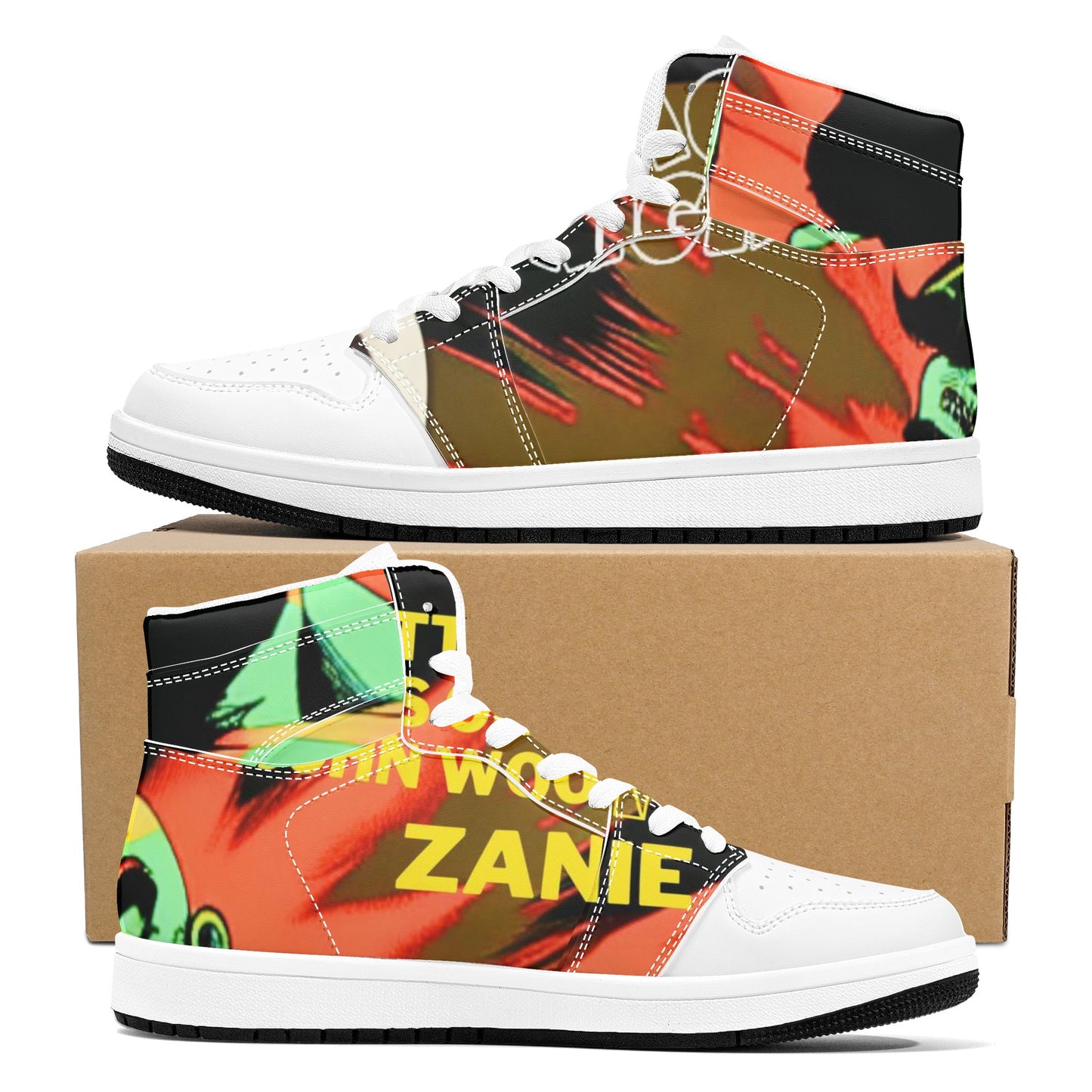 'Sk Zanie 2's" Men's High Top Leather Sneakers