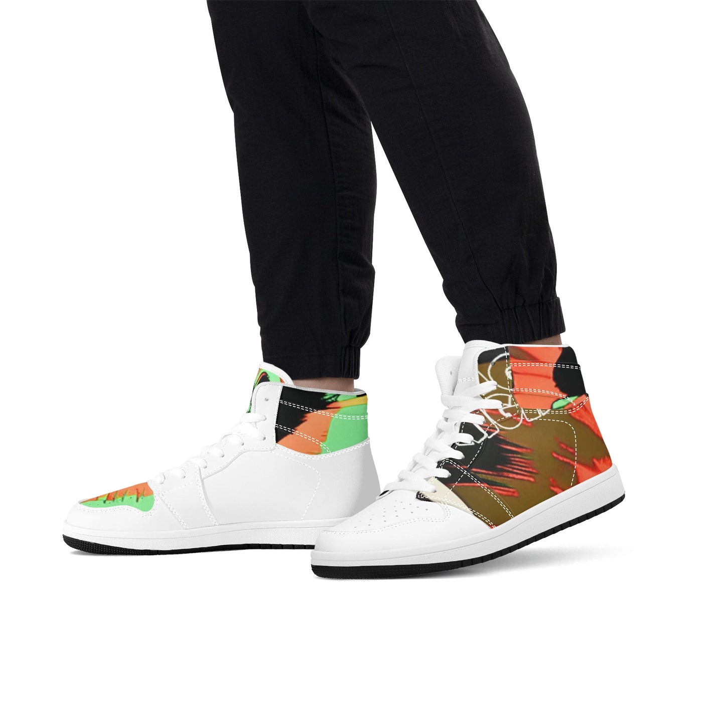 'Sk Zanie 2's" Men's High Top Leather Sneakers