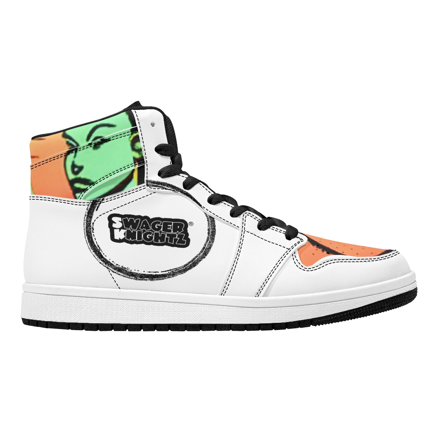 'Sk Zanie 2's" Men's High Top Leather Sneakers