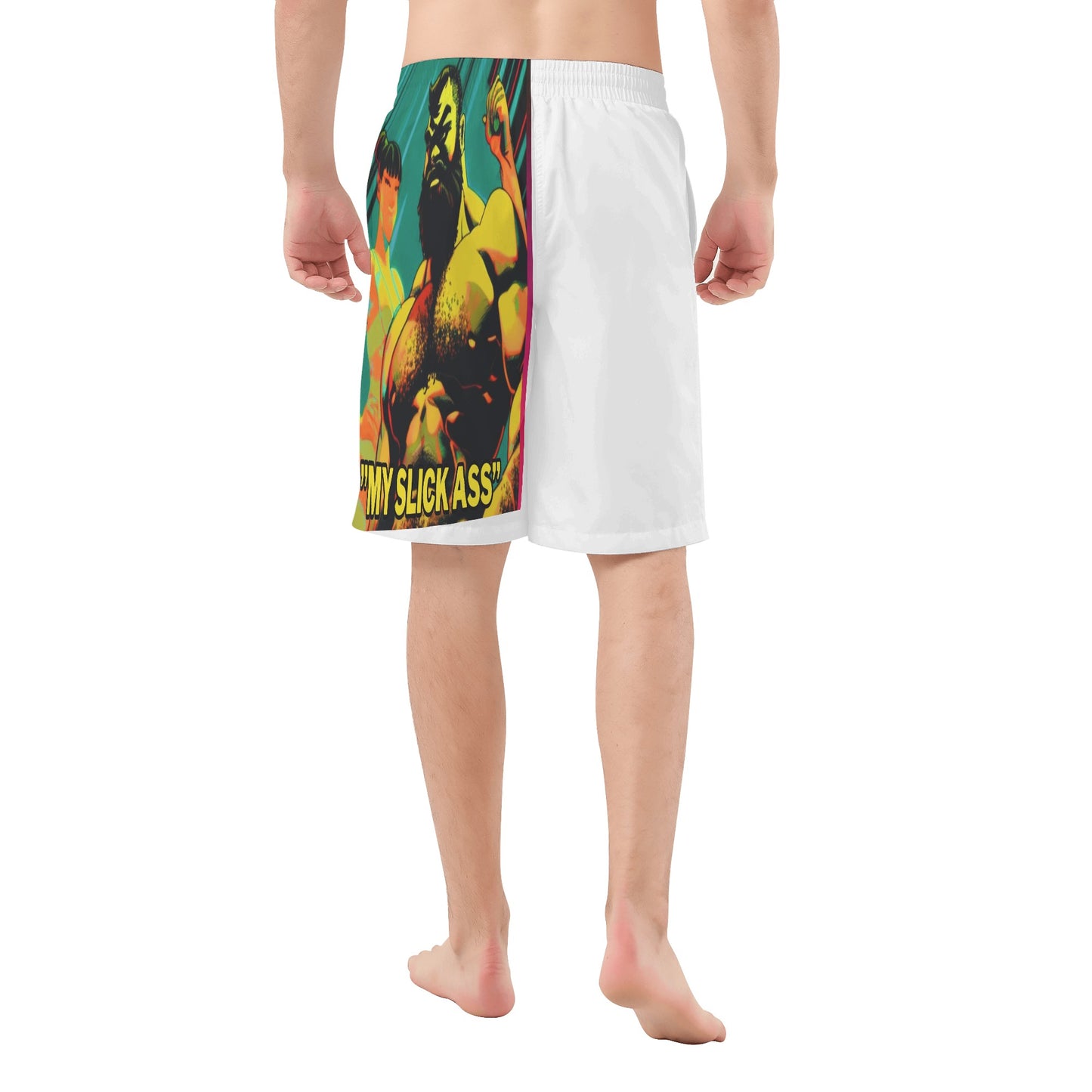 Zanie "My SLick A**" Men's All Over Print Board Shorts