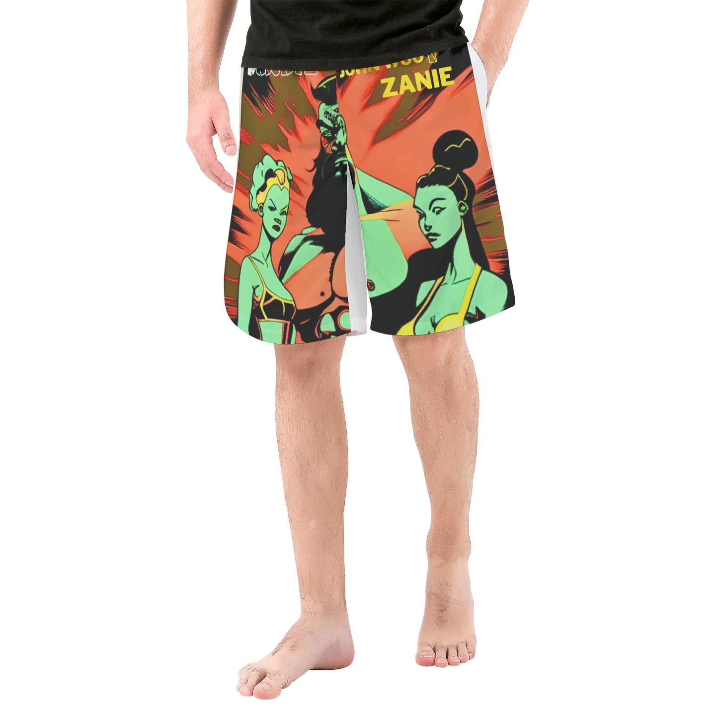 Zanie "My SLick A**" Men's All Over Print Board Shorts