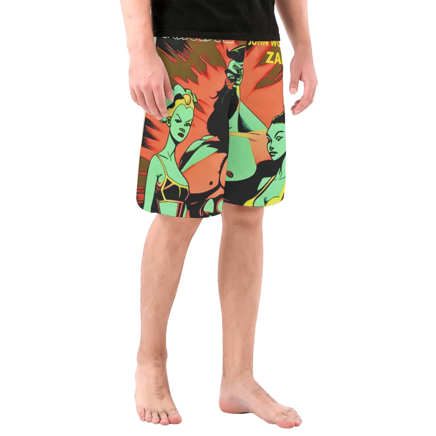 Zanie "My SLick A**" Men's All Over Print Board Shorts