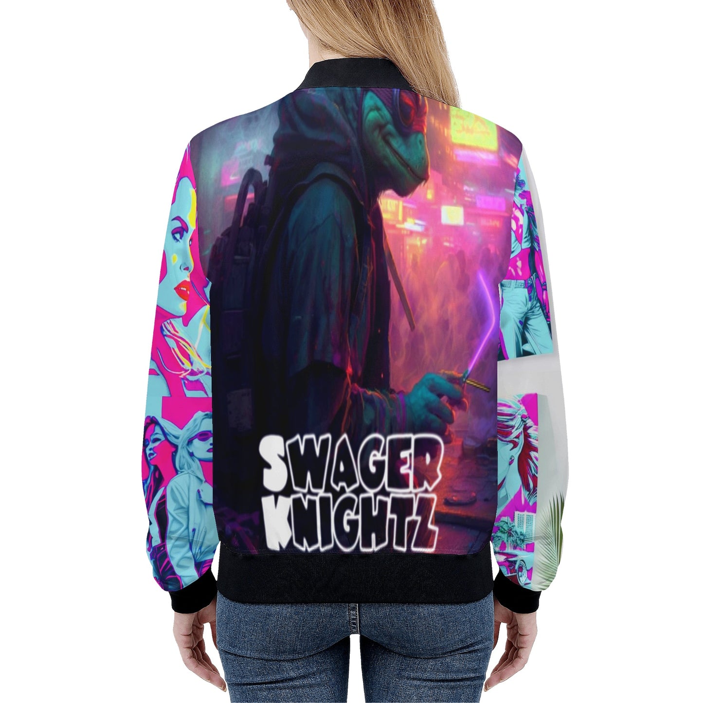 ‘Vice City’ Women's Bomber Jacket