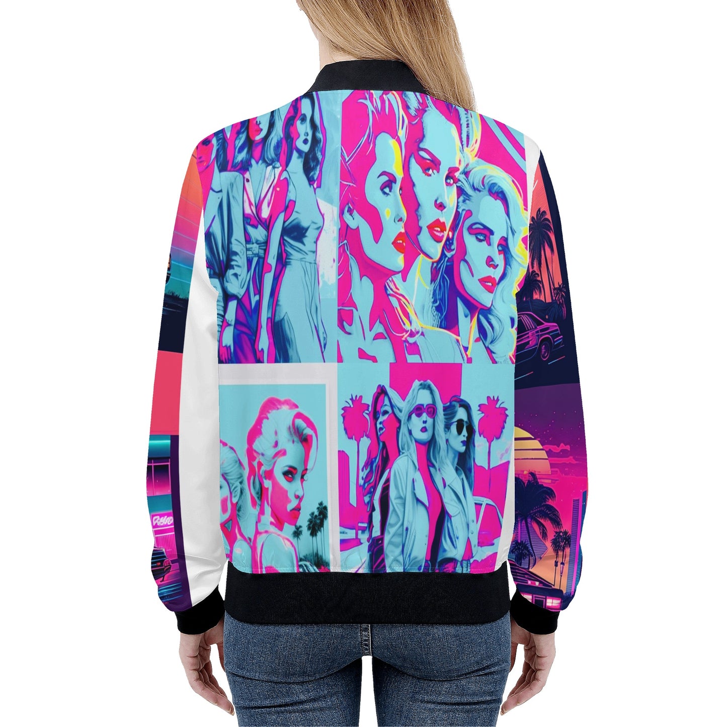 Sk & Miami Vice Women's Bomber Jacket