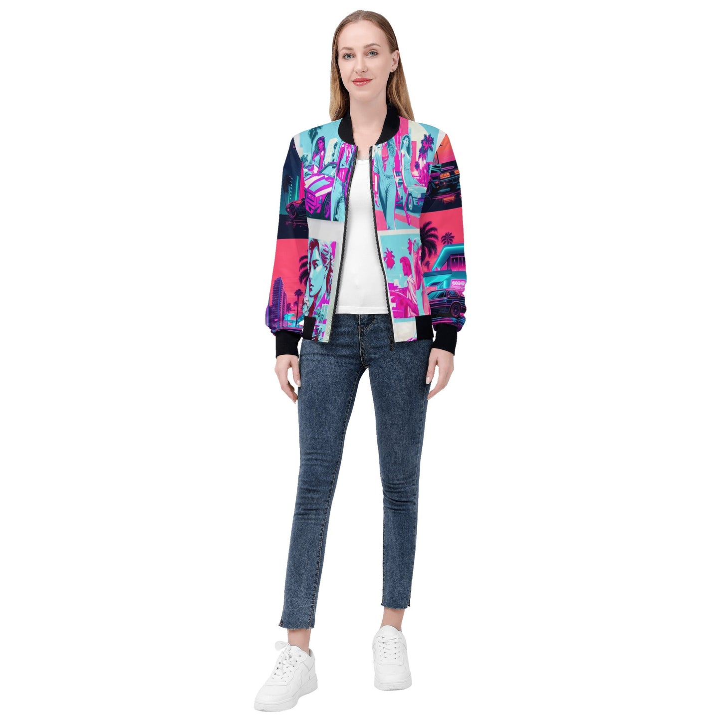 Sk & Miami Vice Women's Bomber Jacket