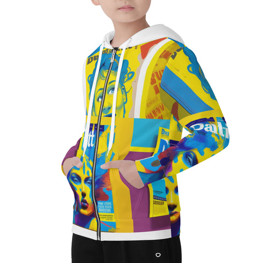 'Lucy Show' Children ALL Over Print Zip Hoodie