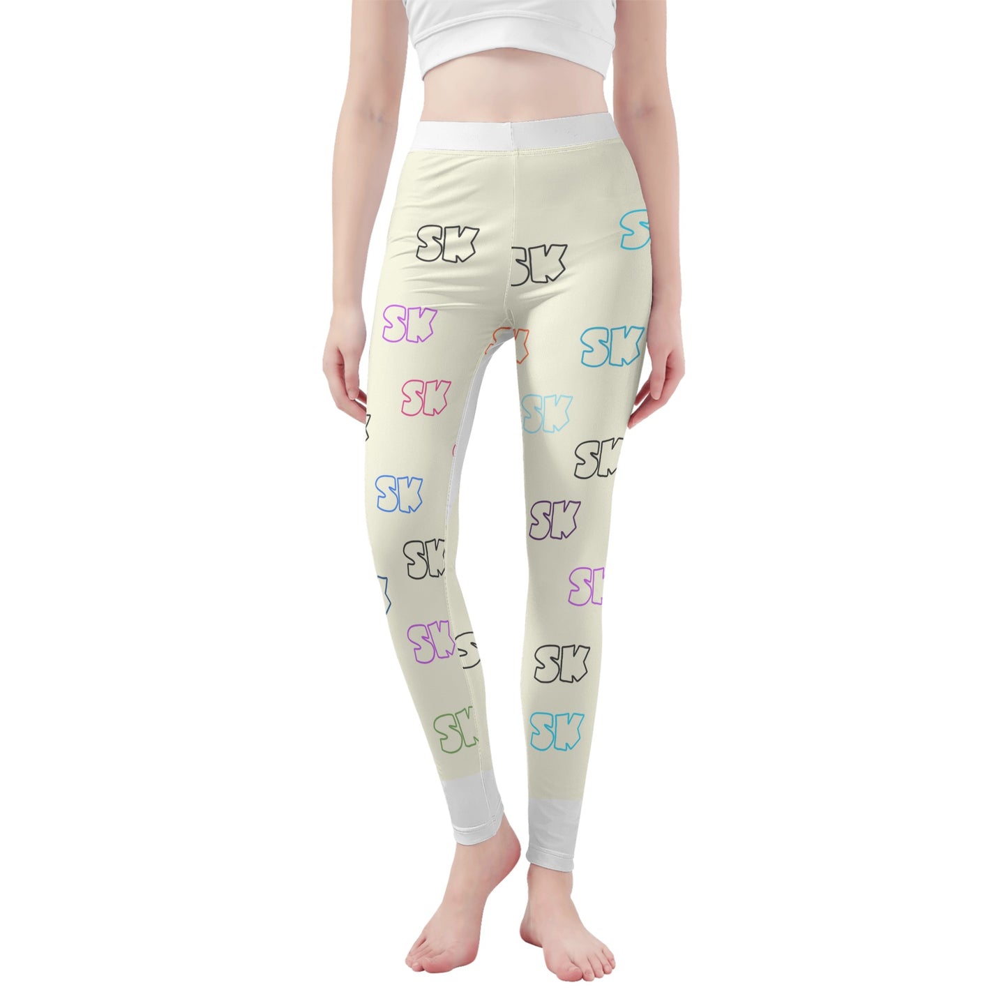 'Sk-All over' Women's Leggings