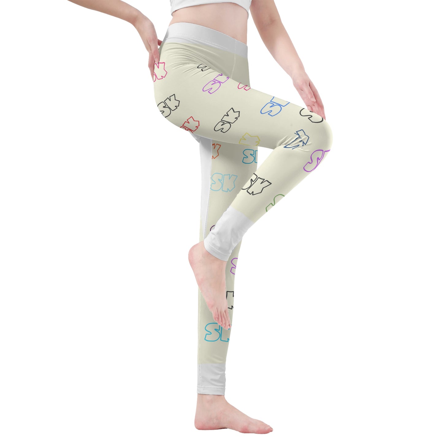 'Sk-All over' Women's Leggings