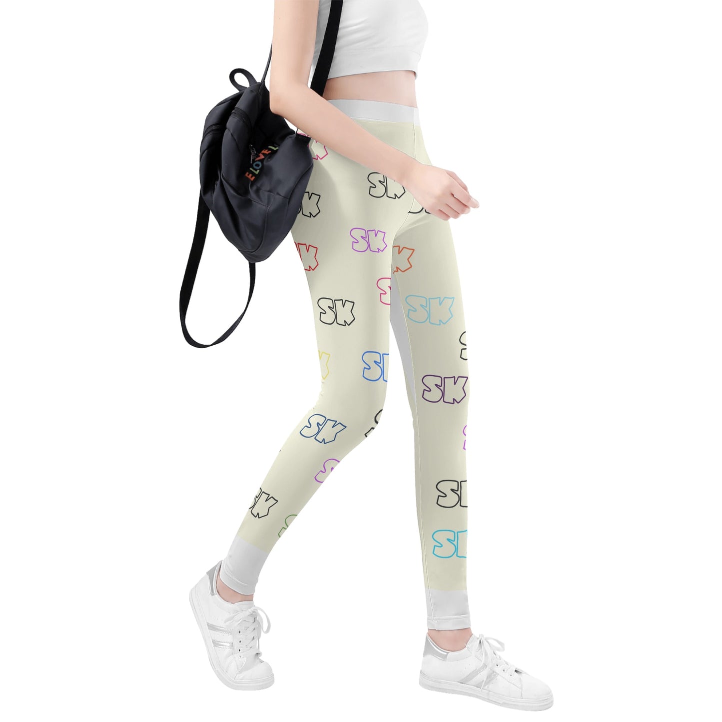 'Sk-All over' Women's Leggings