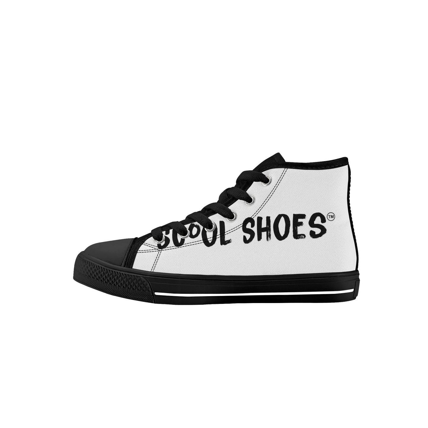 Scool Shoes Kid's High Top Canvas Shoes